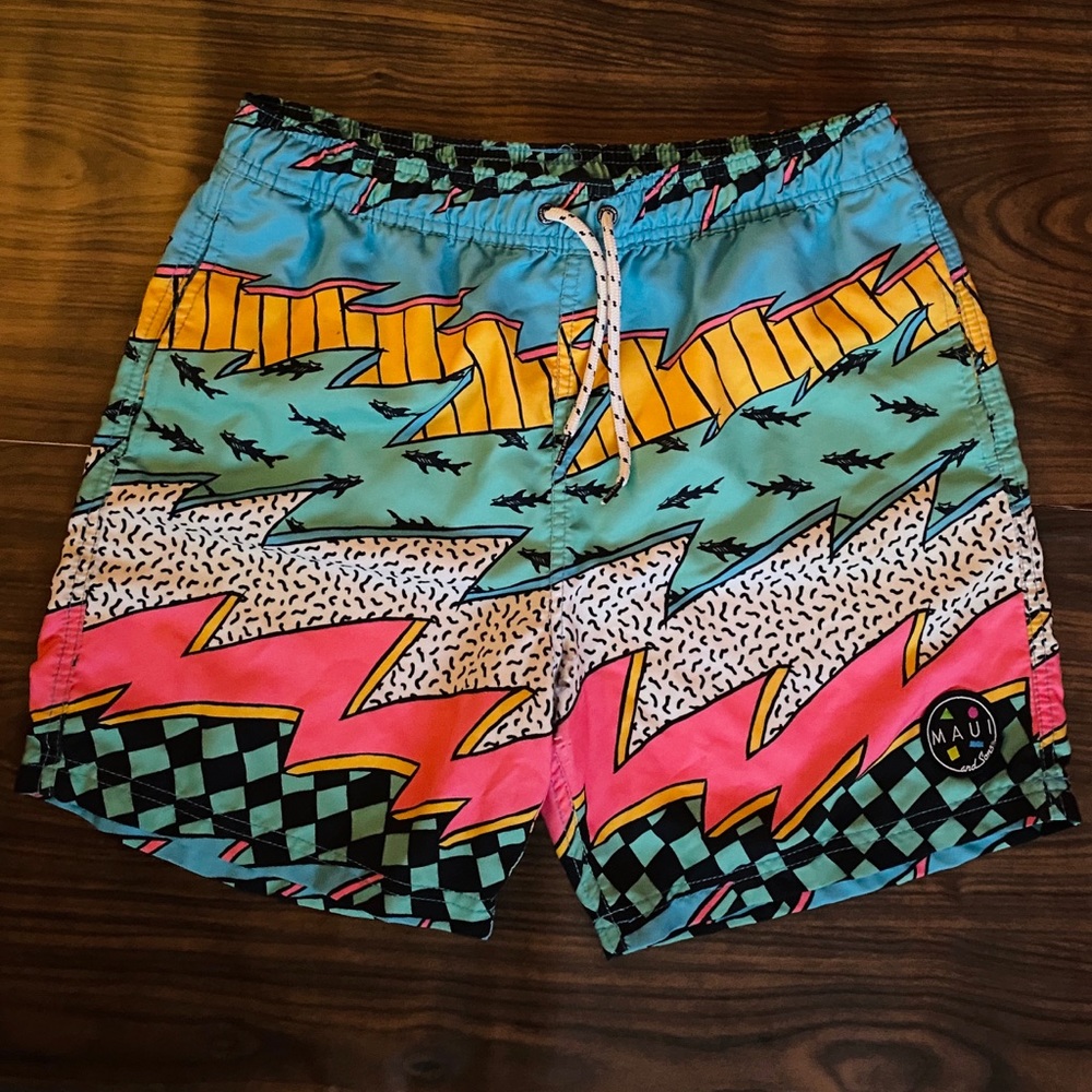 Maui and Sons Pool Trunks L(31-32)